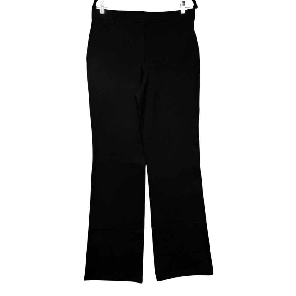 Quince Ultra-Stretch Ponte Bootcut‎ Pants Black Womens Size Large NWT DKBIZ01